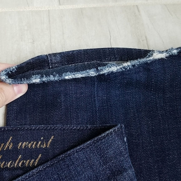 7 FAM High Waist Bootcut Dark Jean - Picture 5 of 9